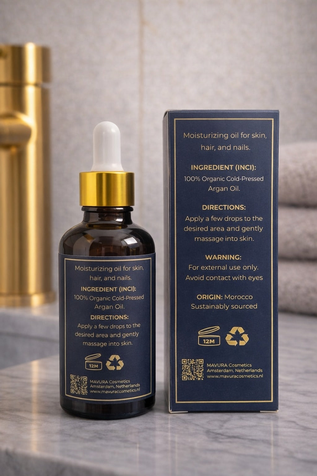 Biologische Argan Olie  100% Puur & Koudgeperst