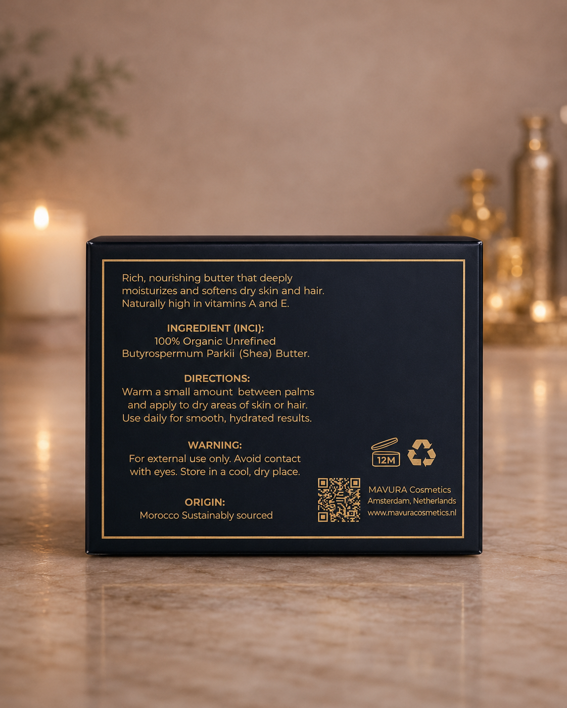Biologische Shea Butter  100% Puur & Ongeraffineerd
